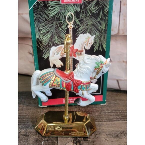 Hallmark Tobin Fraley Carousel 1992 ornament Xmas decor - Picture 1 of 5